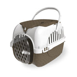 Boîte de transport pour animaux Bama 52x33x34 cm taupe blanc