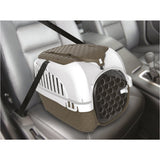 Boîte de transport pour animaux Bama 52x33x34 cm taupe blanc