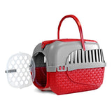 Boîte de transport pour animaux Bama 52x33x34 cm rouge argent