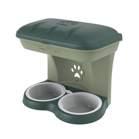 Bama gamelle de nourriture pour chien 48x27x42 cm vert