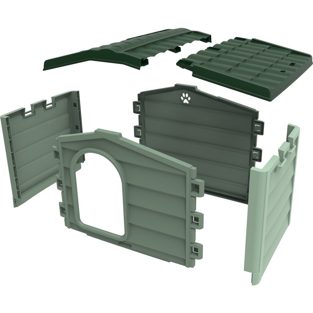 Bama pet cuccia niche 89x75x62 cm vert