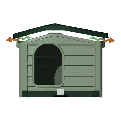 Bama pet cuccia niche 89x75x62 cm vert