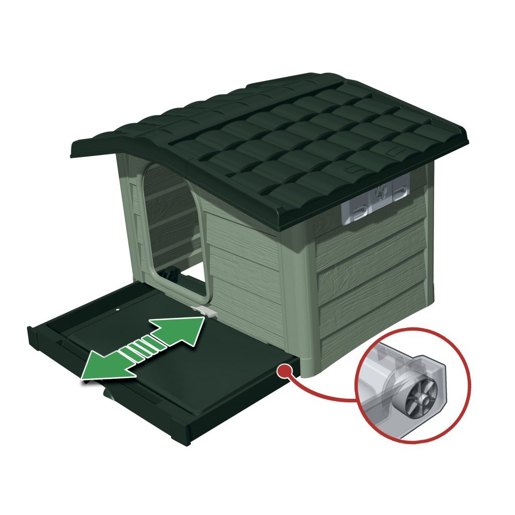 Bama pet cuccia niche 89x75x62 cm vert