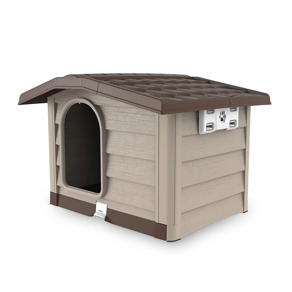 Bama pet niche pour chien cuccia 110x94x77 cm beige taupe