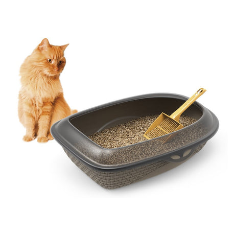 Bac à litière Bama pet sabbia 59,5x40,3x17,9 cm gris