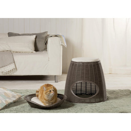 Bama pet pasha panier pour animaux 52x50x46 55 cm taupe