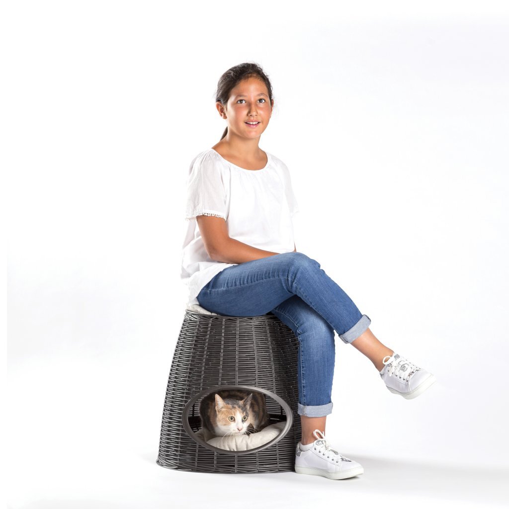 Bama pet pasha panier pour animaux 52x50x46 55 cm anthracite