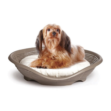 Panier pacha pour animaux de compagnie Bama 48x46x11 cm taupe
