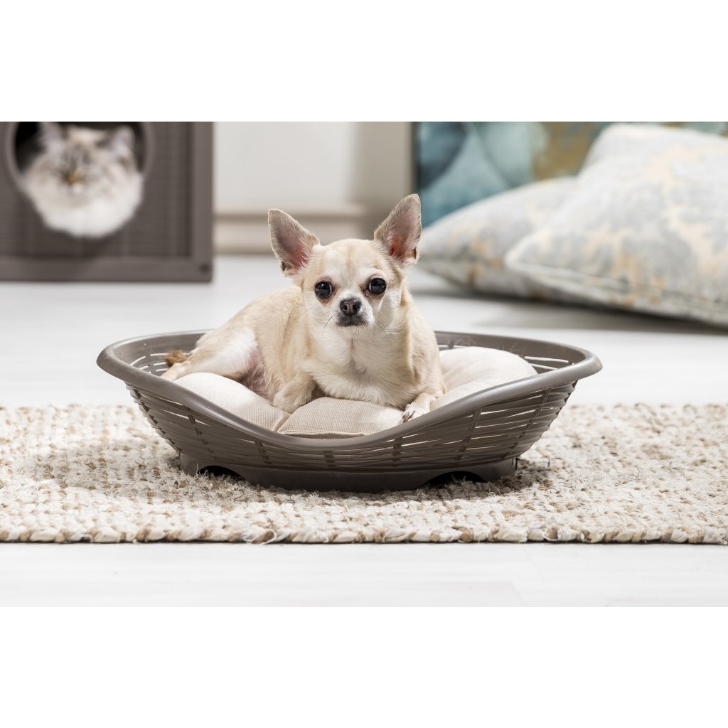 Panier pacha pour animaux de compagnie Bama 48x46x11 cm taupe