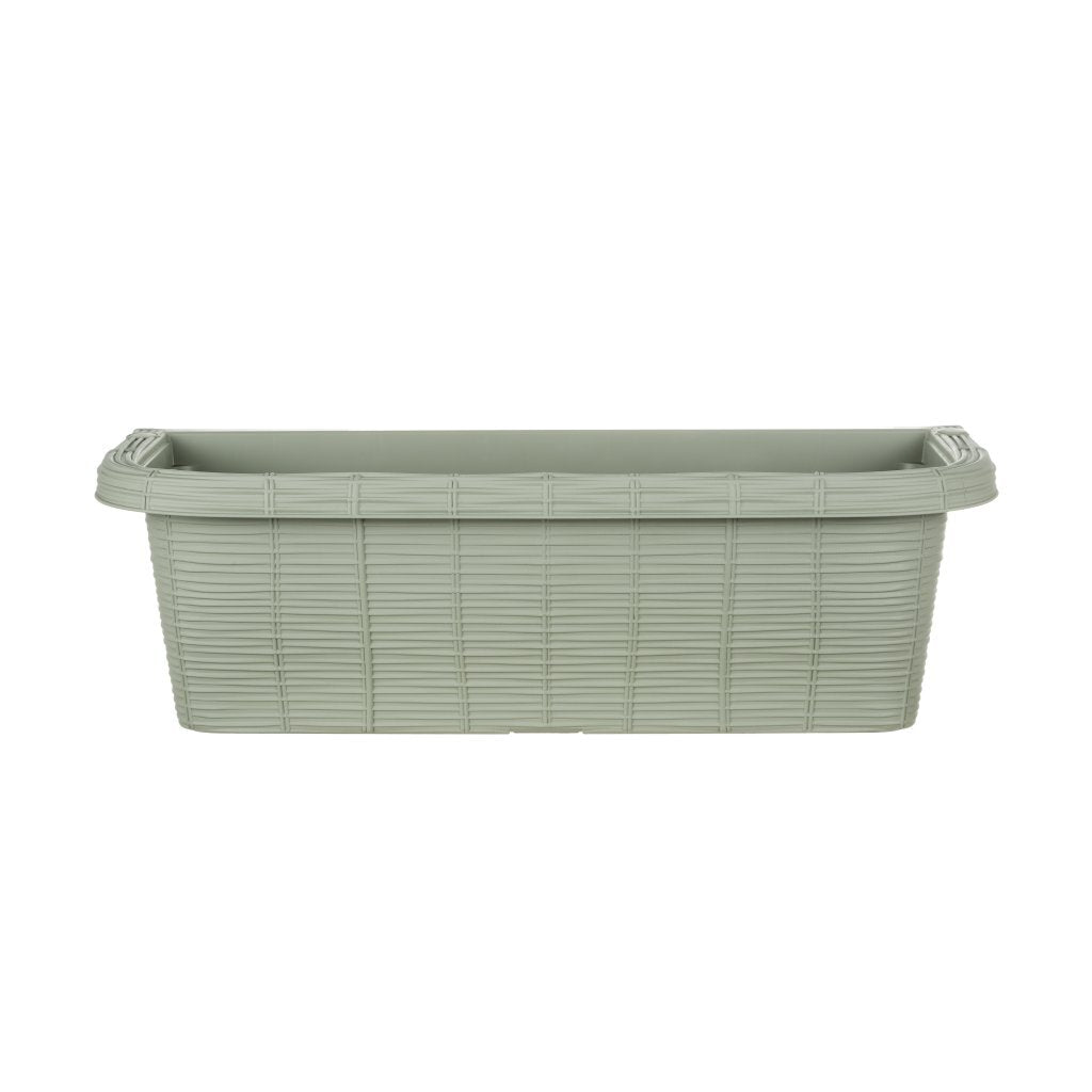 Jardinière de balcon à fleurs Bama fioriera 60x20x18,5 cm vert sauge
