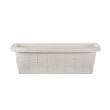 Jardinière de balcon à fleurs Bama fioriera 60x20x18,5 cm blanc