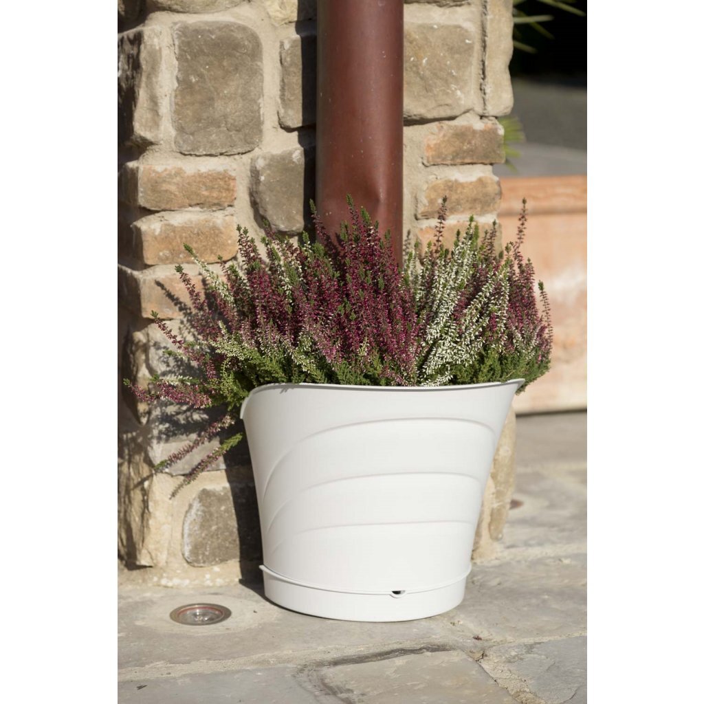 Bama tulipano pot de fleur 5l 34,5x19x30 cm 4 pièces blanc