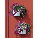 Bama tulipano pot de fleur 5l 34,5x19x30 cm 4 pièces blanc