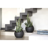 Pot de fleur Bama sfera 23l 40,5x32 cm anthracite