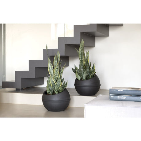 Pot de fleur Bama sfera 23l 40,5x32 cm anthracite