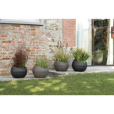 Pot de fleur Bama sfera 23l 40,5x32 cm anthracite