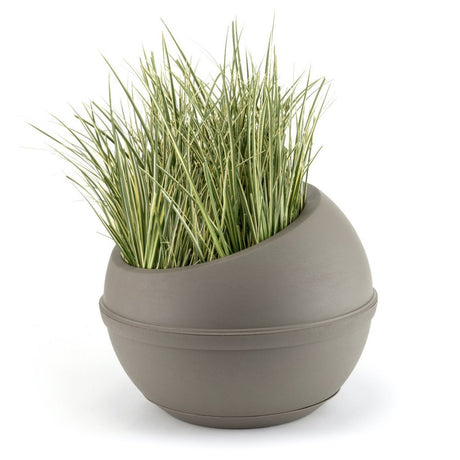 Pot de fleur Bama sfera 23l 40,5x32 cm taupe