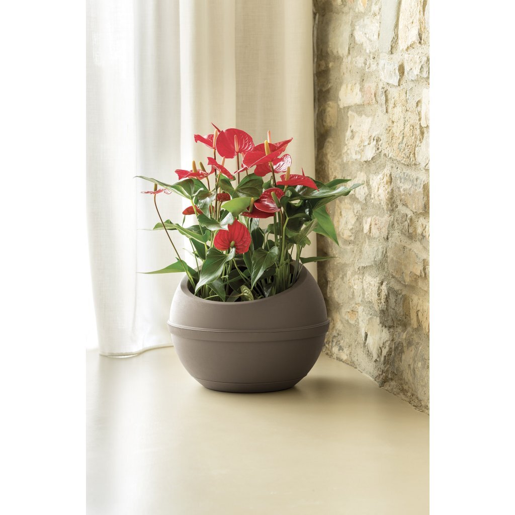 Pot de fleur Bama sfera 23l 40,5x32 cm taupe