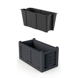 Bama kit jardinière arredo 80x42,5x42 cm anthracite