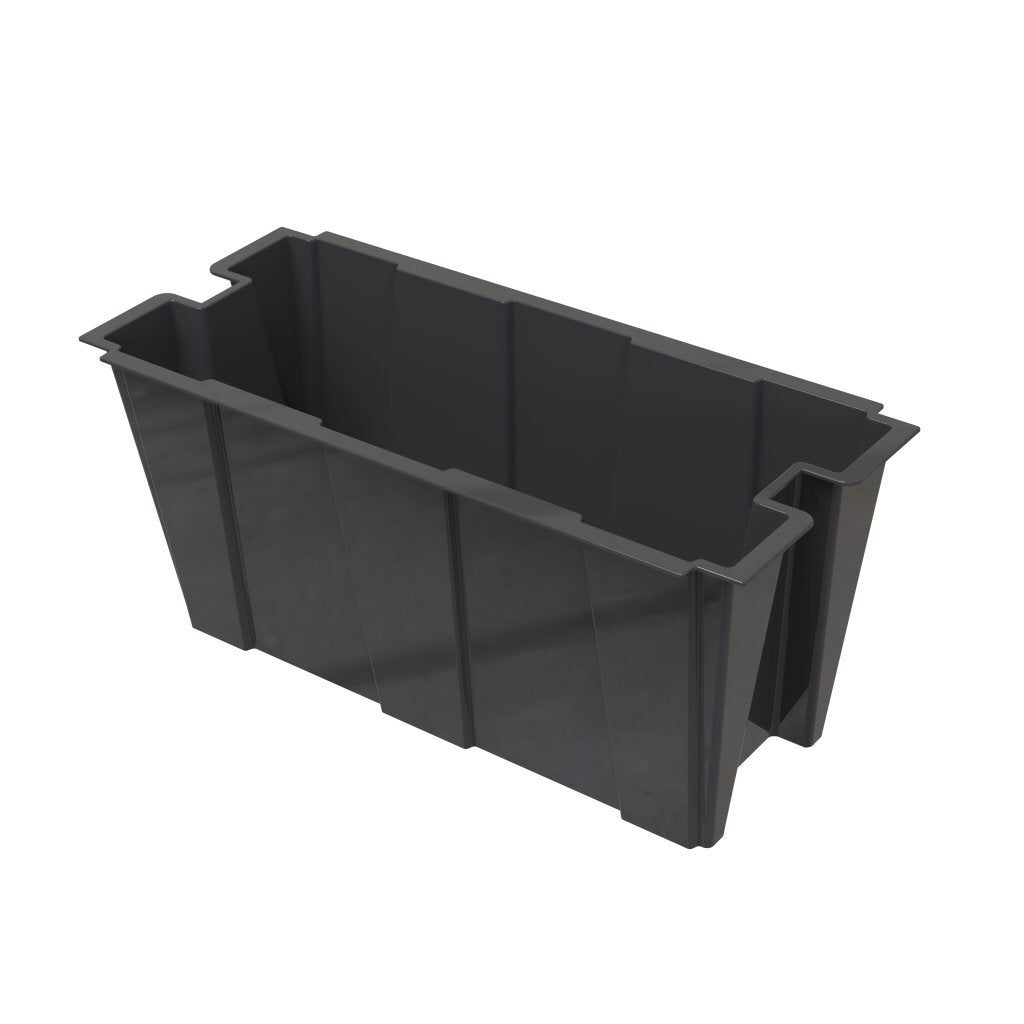 Bama fioriera jardinière d'intérieur 63l 79x35x37 cm noir