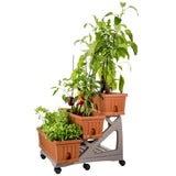 Bama orto di kit jardinières 80x74x73 cm terre cuite