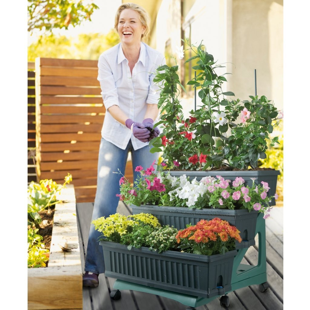 Bama orto di kit jardinières 80x74x73 cm vert