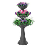 Bama trevy fioriera jardinière 50x114 cm anthracite