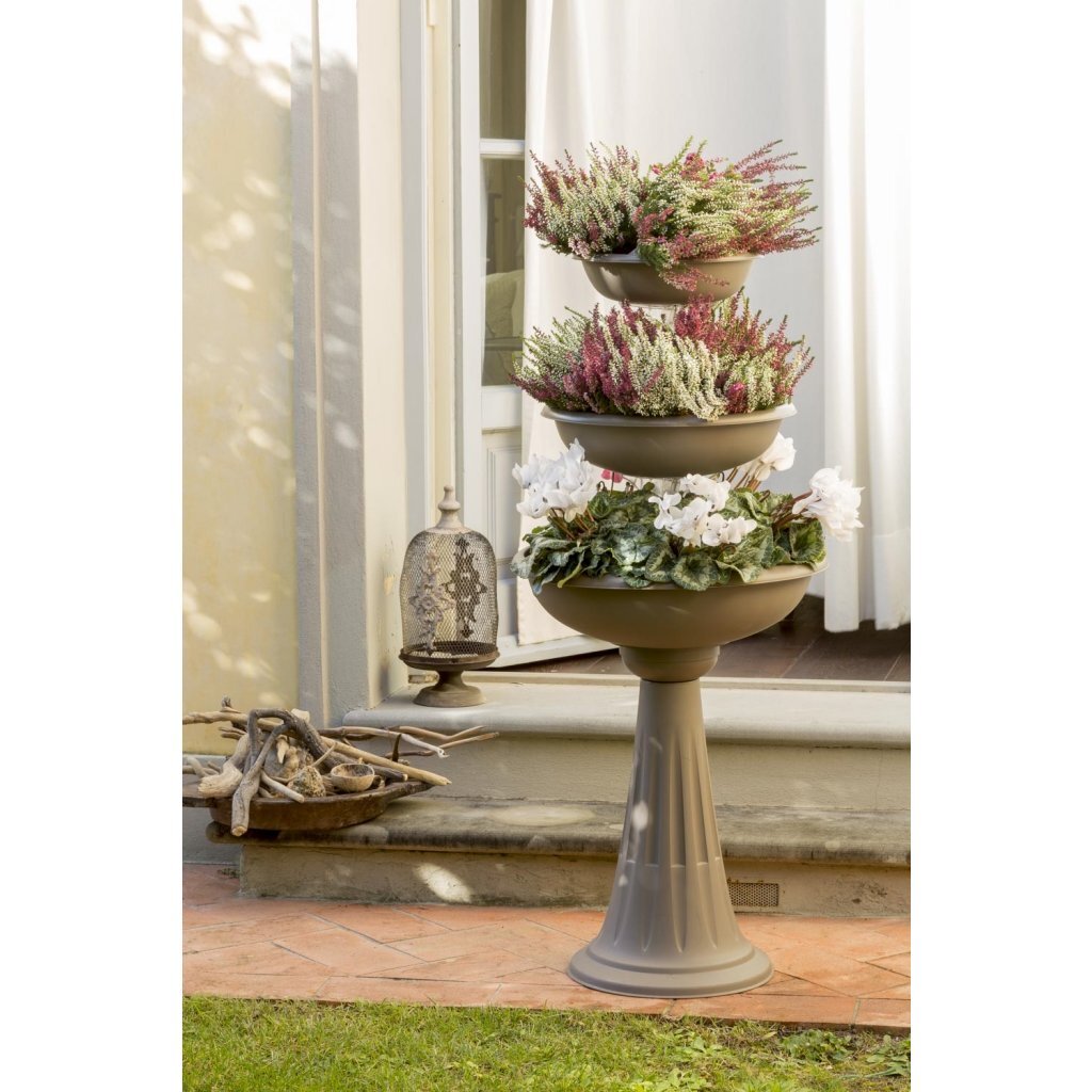 Bama trevy fioriera jardinière 50x114 cm taupe