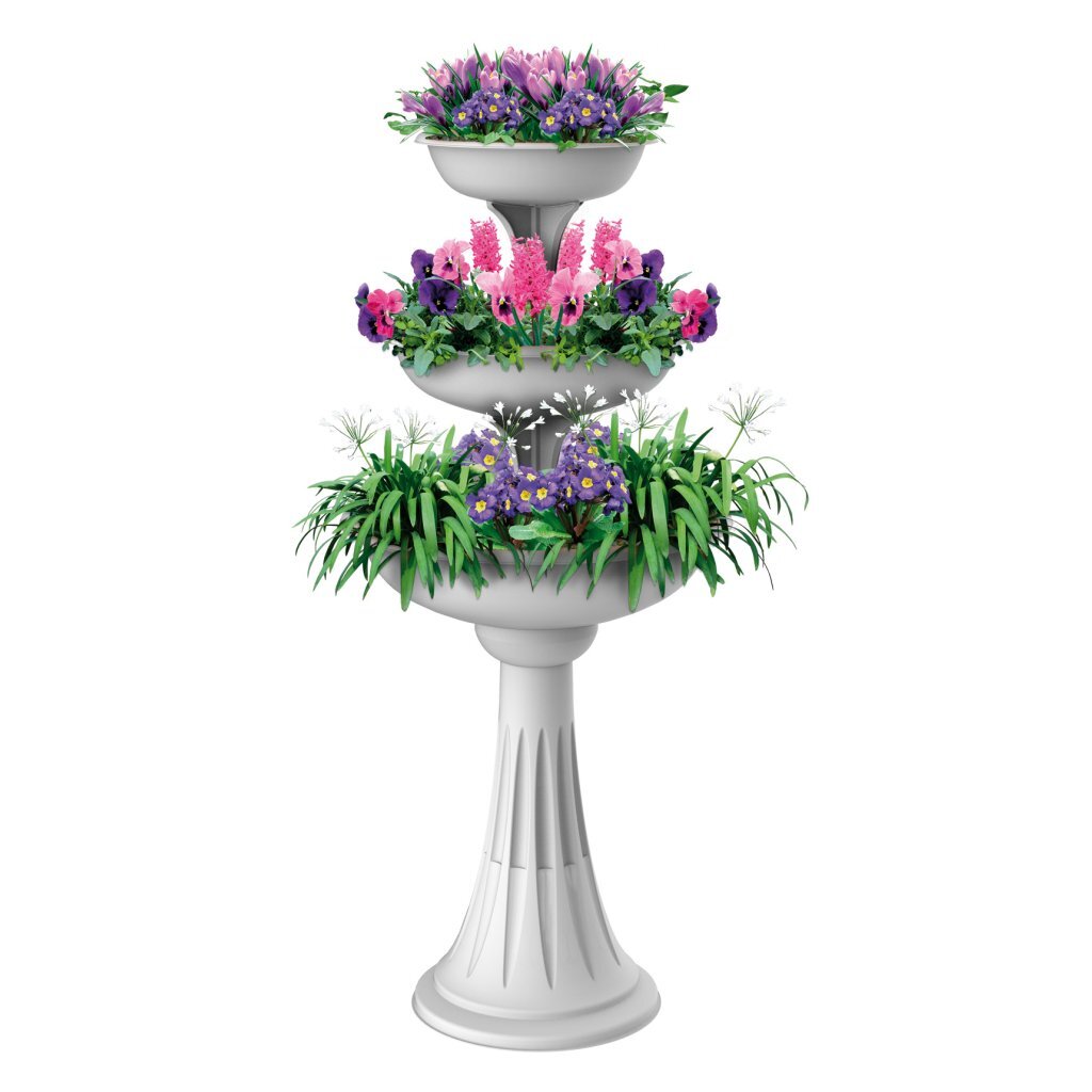 Bama trevy fioriera jardinière 50x114 cm blanc