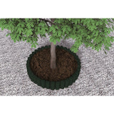 Bama bordure modulable de jardin imitation bois 38,5x15 cm 6 pièces vert