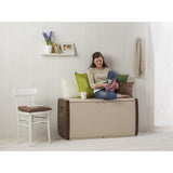 Bama mettitutto conteneur 350l 122x56x63 cm beige taupe