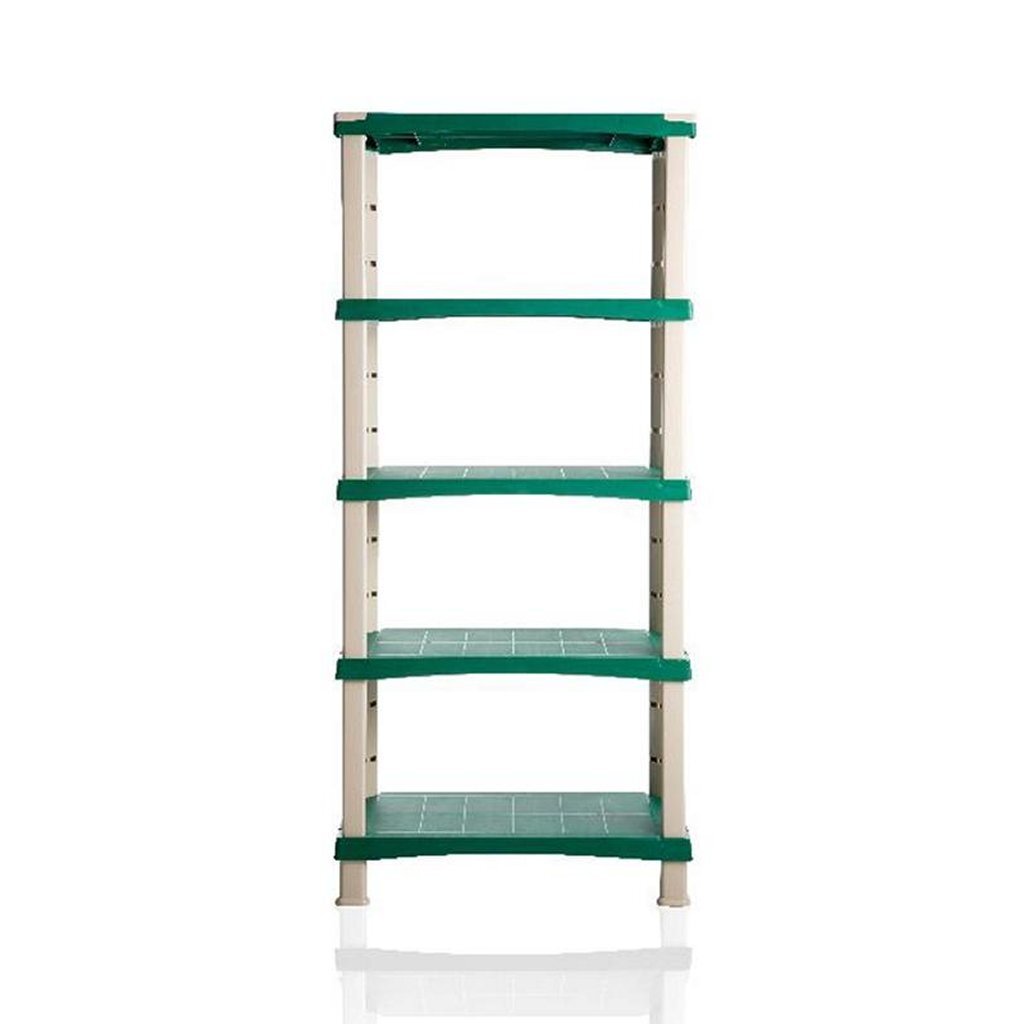 Bama futuro système de rangement 5 étagères 80x40x174 cm vert