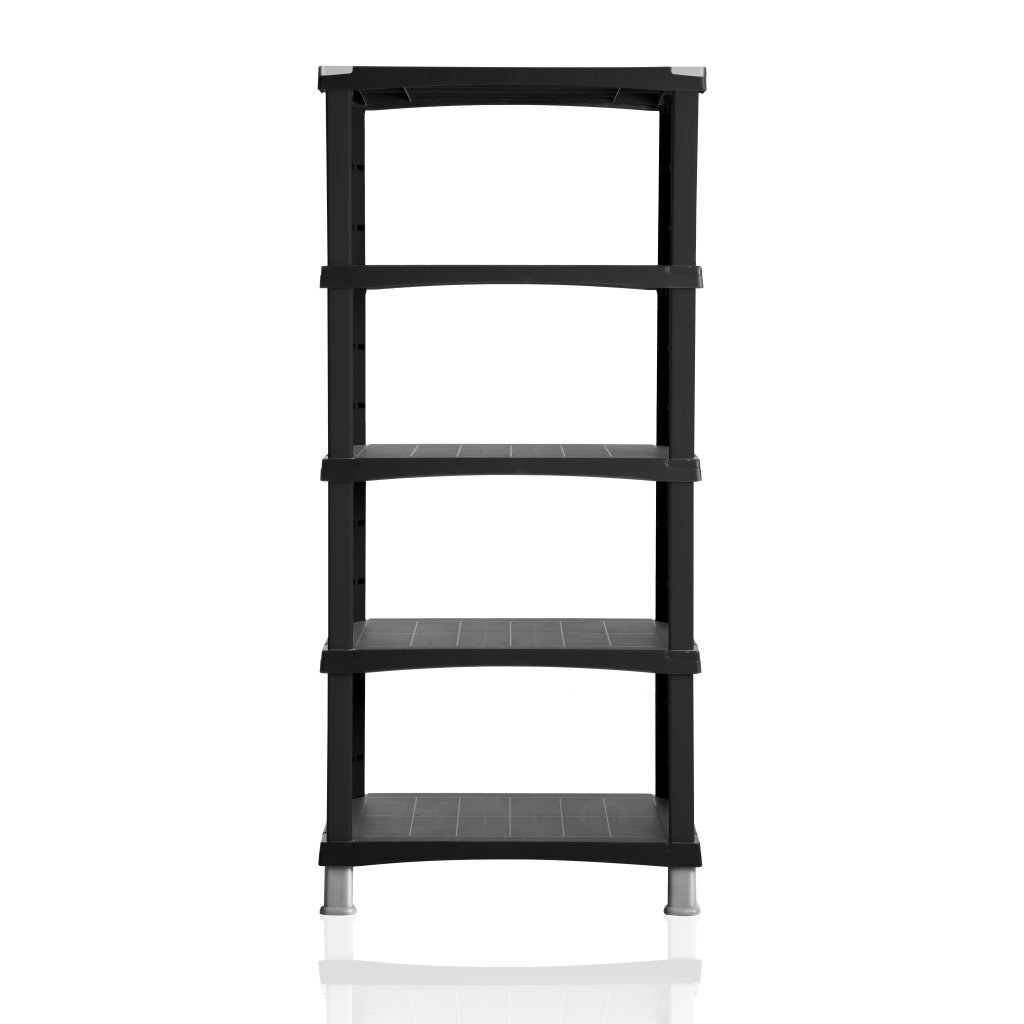 Bama futuro système de rangement 5 étagères 80x40x174 cm noir