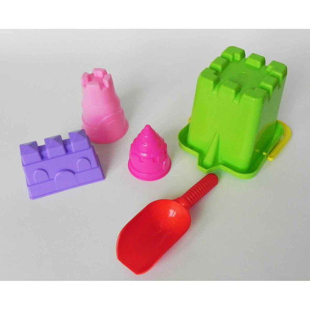 Set de plage de base château 5 pièces