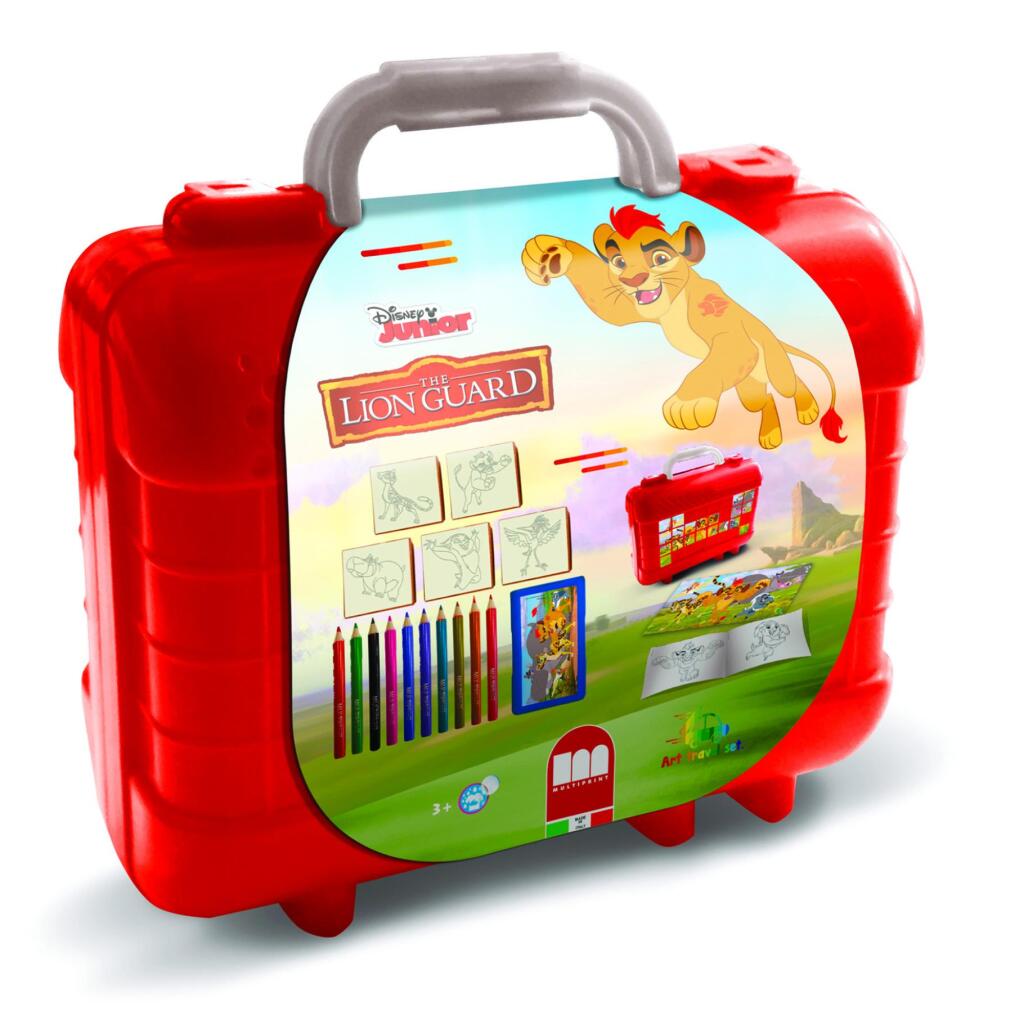 Disney Lion Guard Colors Stamp Suitcase Set