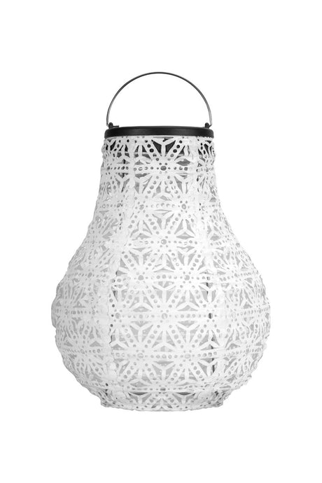 Pauleen lanterne solaire sunshine blaze ip44 3500k 2x4lm blanc