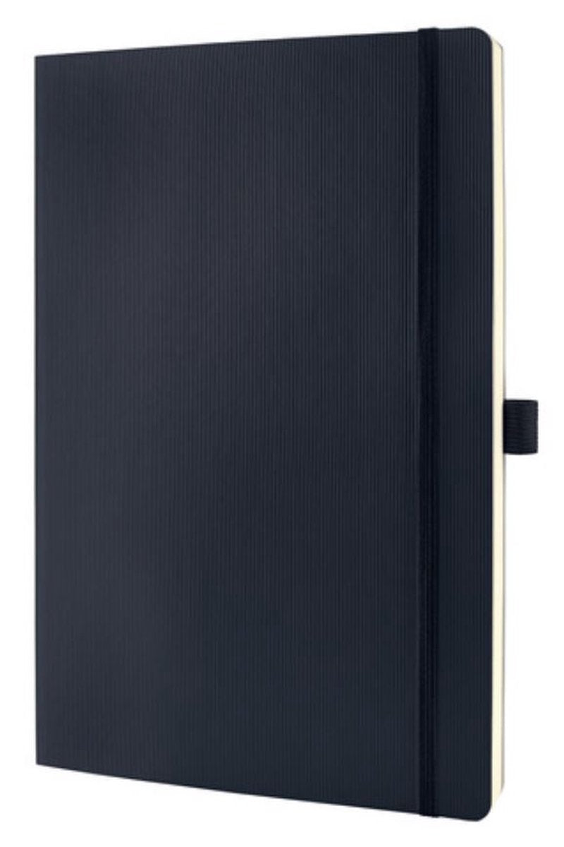 Sigel - carnet - conceptum pure - a4 - couverture souple - noir - 194 pages - 80 grammes - diamant - si-co310