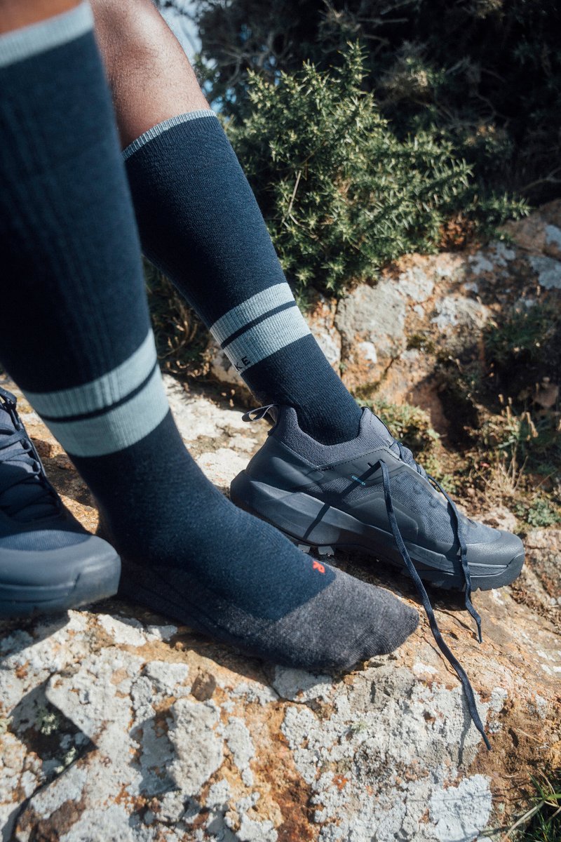 Falke tk energy avec compression laine matériau fonctionnel chaussettes de marche hommes noir - taille 39-42 w2
