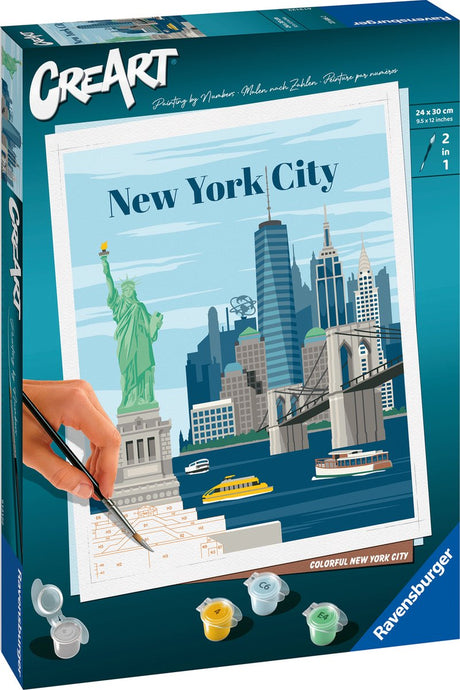 Ravensburger Creart Painting by Number - Colorful New York