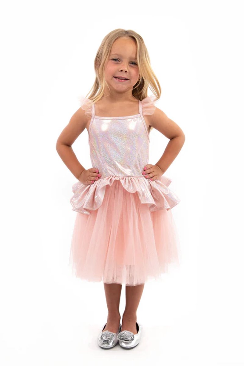 Petites aventures – robe tutu or rose – taille m (98-104)