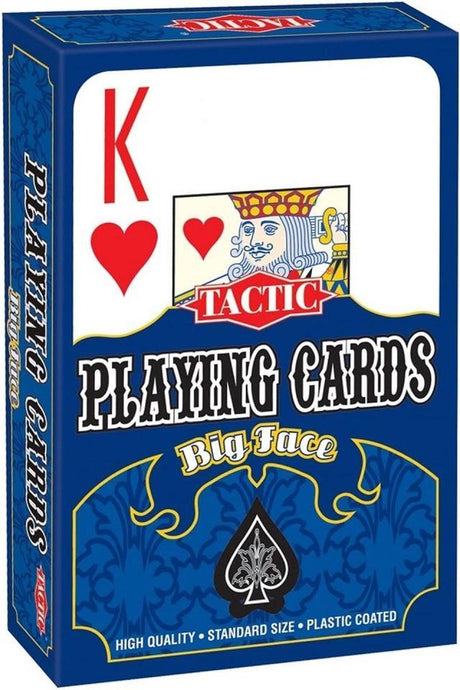 Tactique de grands visages jouant aux cartes