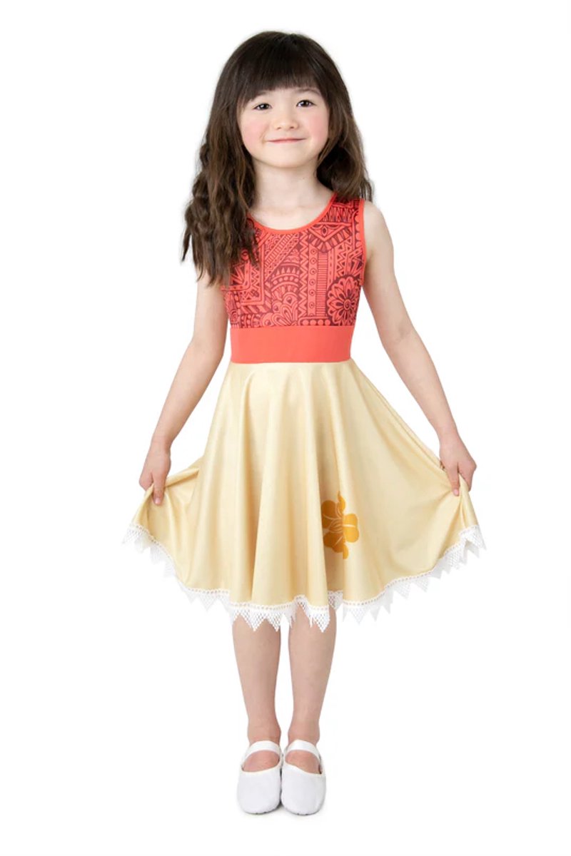 Petites aventures – robe tournoyante des îles – taille 116-122