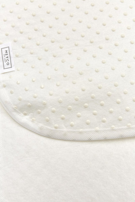 Meyco housse de matelas baby stud anti-dérapant berceau - blanc - 60x120cm