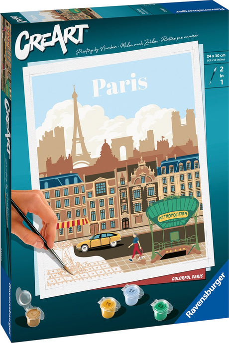 Ravensburger Creart Painting by Number - Colorful Paris