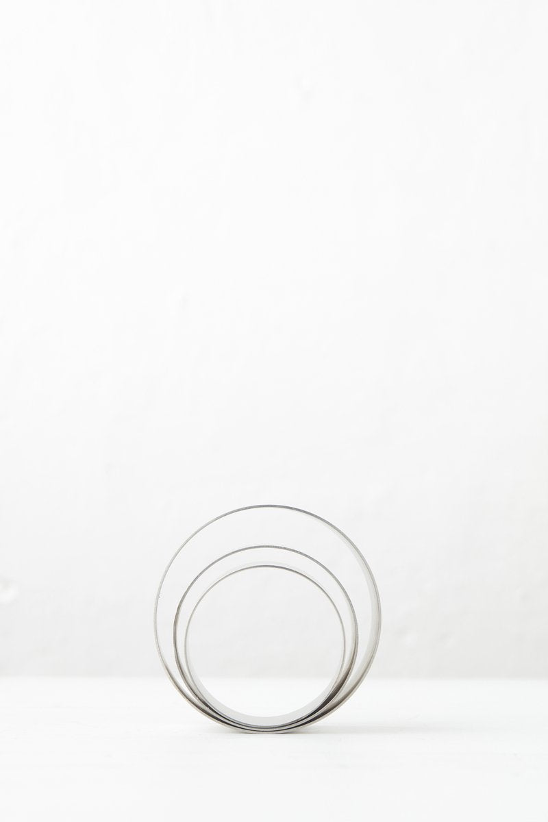 Ustensile de garniture point-virgule - anneau de décoration - sans couture - ø 8,5cm h 6cm