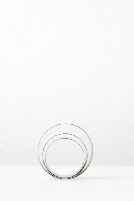 Ustensile de garniture point-virgule - anneau de décoration - sans couture - ø 8,5cm h 6cm