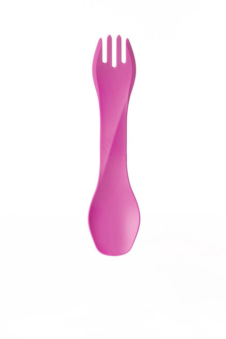 Équipement humain - gobites bio - réutilisable - couverts - spork - rose - couverts de camping