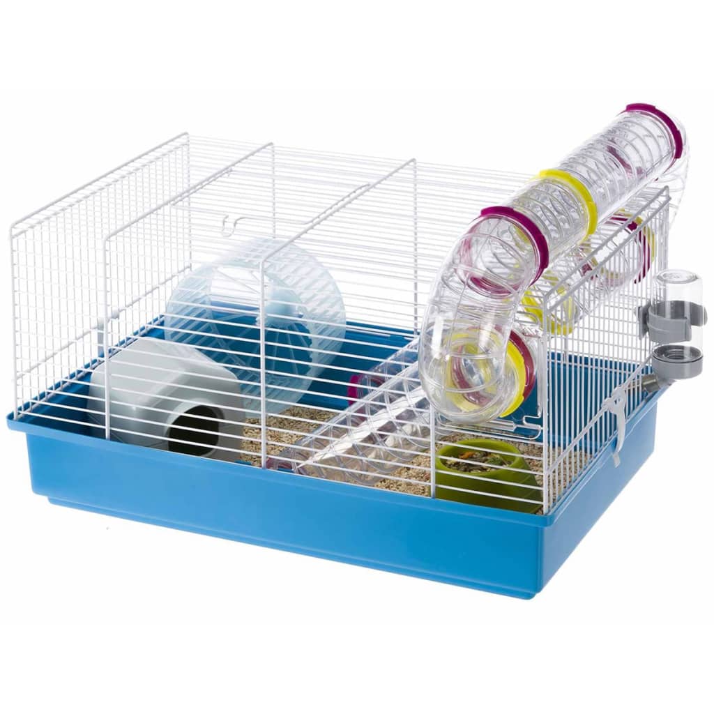 Ferplast Hamsterkooi Paula 46x29.5x24,5 cm blå 57906411