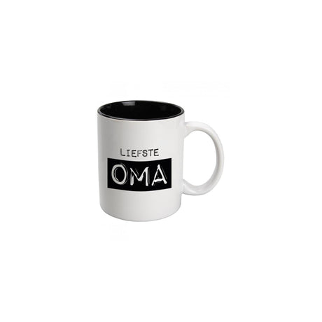 Paperdreams mok black white - oma