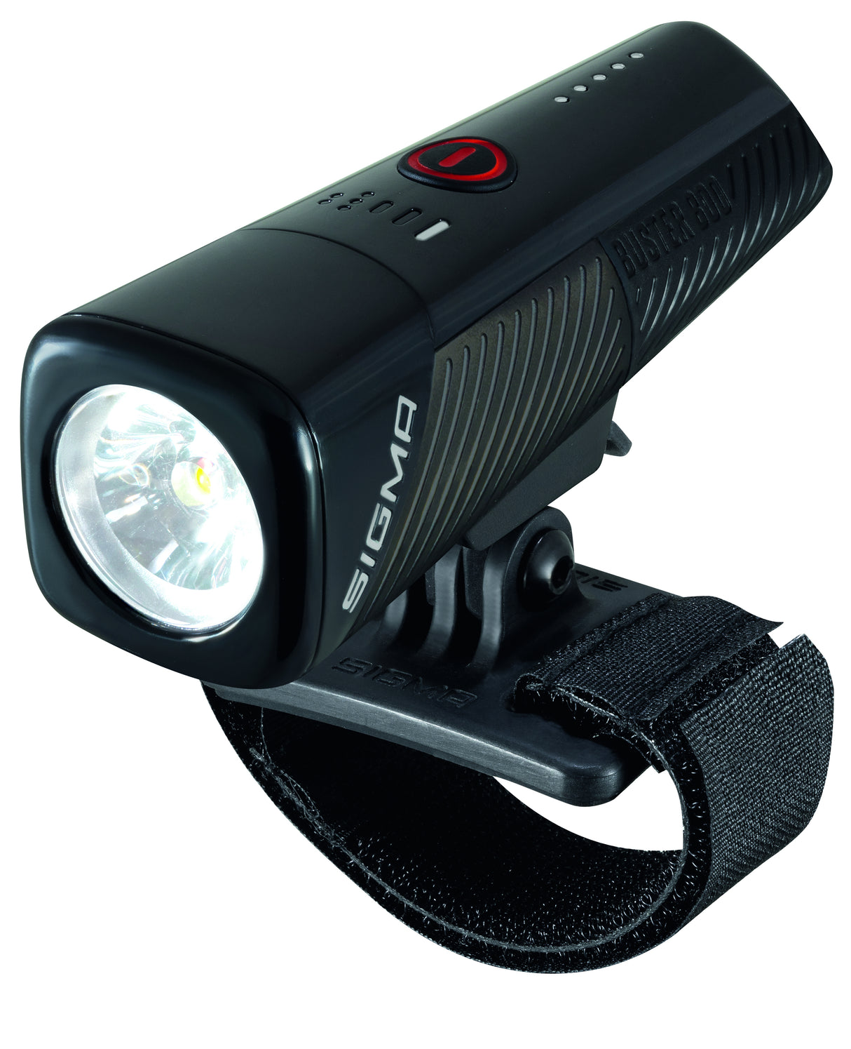 SIGMA Headlight Buster 800 HELMET LED HOLDER -LI -ION BATTERIE USB